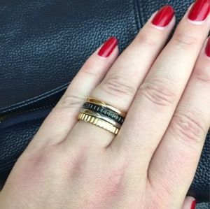 wedding band stainless steel ceramic ring